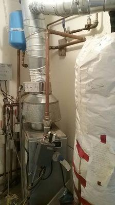 Existing boiler, water heater