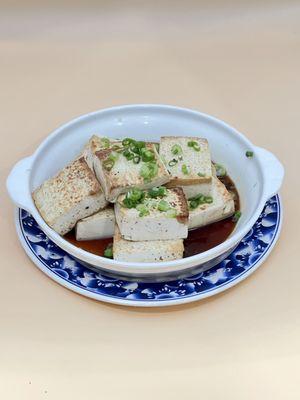 Soya sauce pan fried Tofu