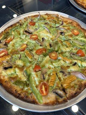 Pesto pizza