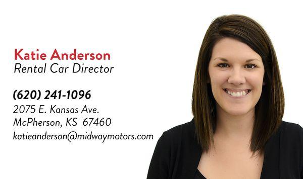 Katie is here to help with all your rental needs!