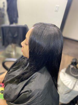 Sew in w/ leave out