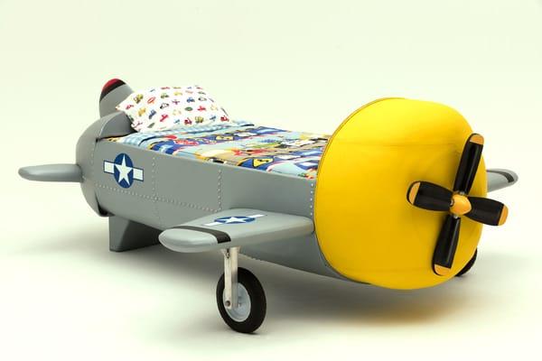 Custom Made WWII P-47 Thunderbold bed