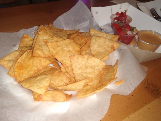 Fresh baked nachos