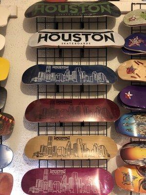 Houston Skateboards selection