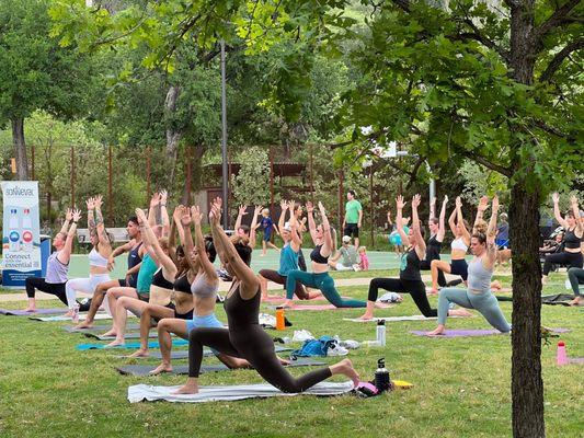 Earth Day - Namaste in Nature Yelp event by Black Swan yoga