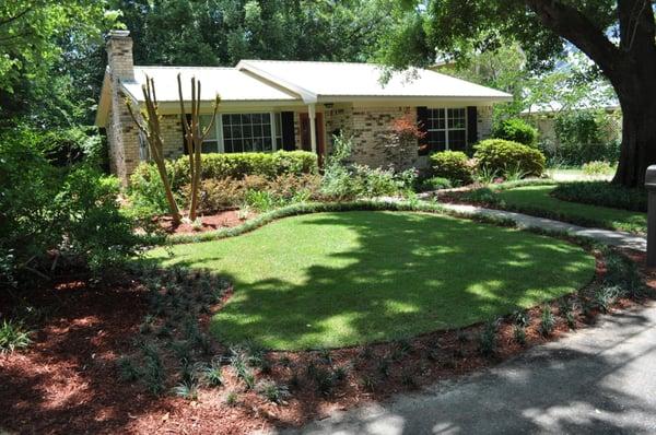 Greer Gardens Landscaping can do everything from design and simple plantings. No landscape is too small or to big.