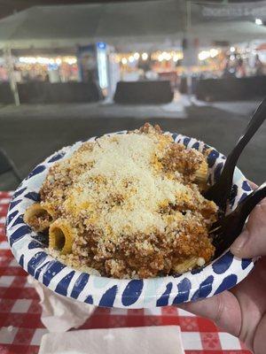 Pasta bolognese from casareccio (pompano beach restaurant)