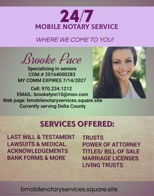 B Mobile Notary Services