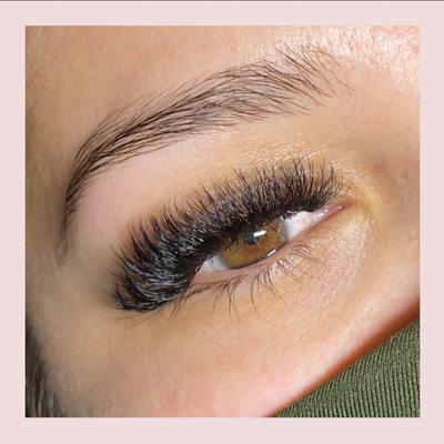 Mega Volume Lashes by Alex @missprisslashandbrow. Follow us on IG!