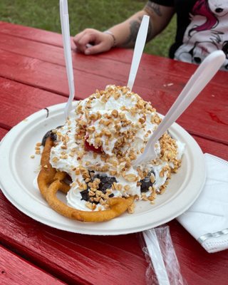 Funnel Cake Sundae