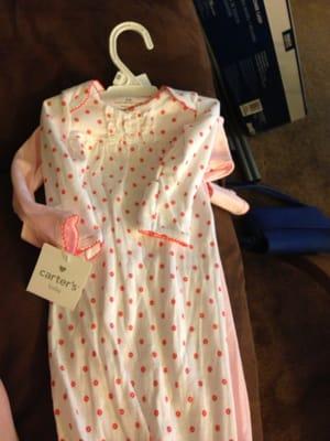 Adorable night dress.