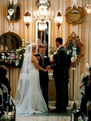 Doesn't look like a wedding ceremony in a barn!?!