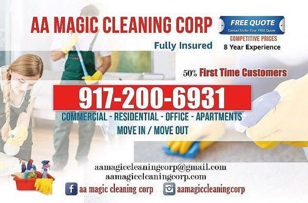 AA magic cleaning corp