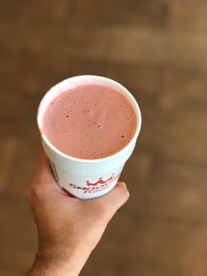 Strawberry shredder with tart cherries