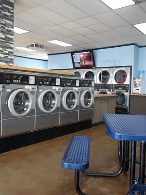 Some of the many washers with dryers in the background :)