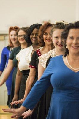 Fall Musical 2017 The 1940's Radio Hour Our cast of Ladies