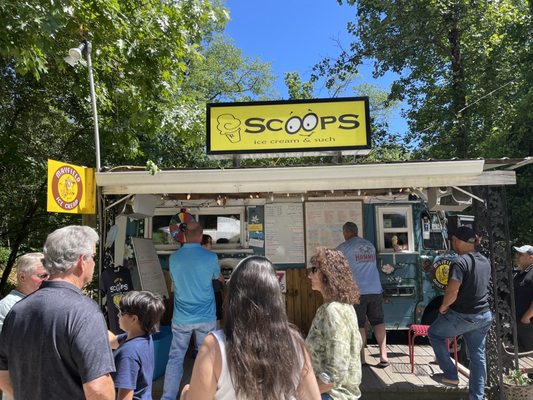 Outdoor Ice Cream shop