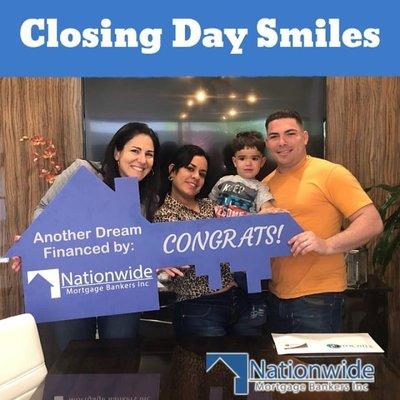 Closing Day smiles