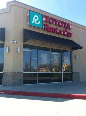 Toyota Rent a Car is located on the southbound side of the Southwest Freeway at West Bellfort.