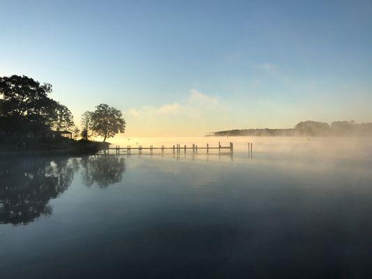 Dawn from the ICYCC marina