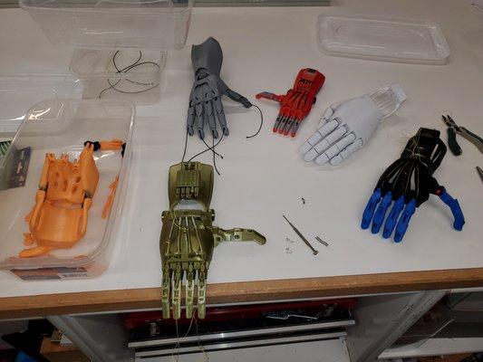 3D Printing of Hands