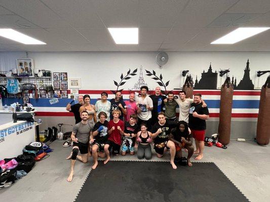 Another great class with a great group! join us today first class is always free!!