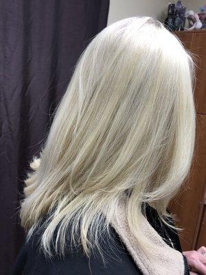 Perfectly Blonde! Later that day, a young man came up to her and said, "You have amazing hair! It looks ravishing!"