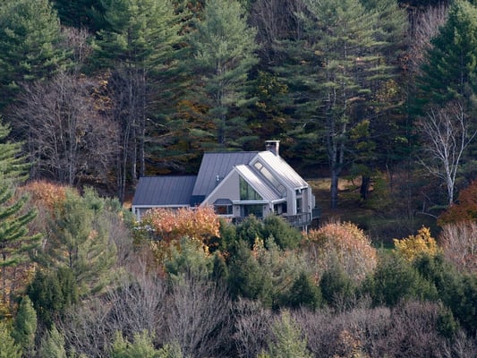 Quechee Home Nestled in the woods. How cozy!