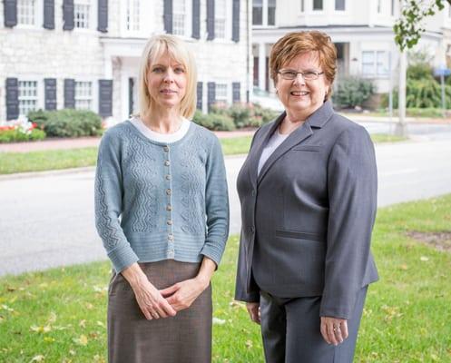 Estate planning lawyers Marielle F. Hazen and Linda J. Olsen.