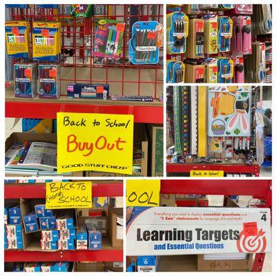 Back to school materials available!