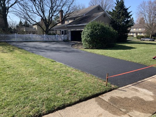 Before & After Driveway Raving in Cherry Hill, NJ