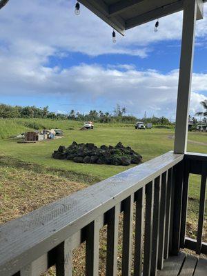 View off the deck