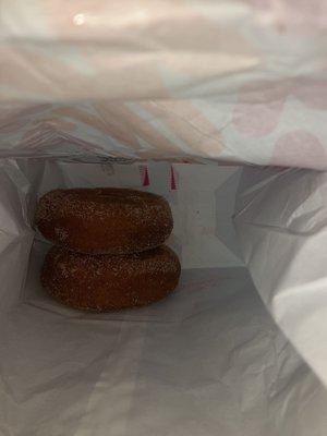 Also got two apple cider donuts with my grilled cheese