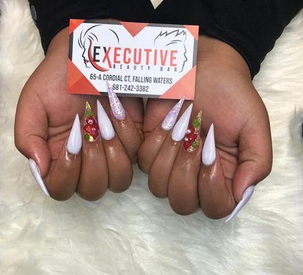 Nail encapsulating done by our travelling Nail tech