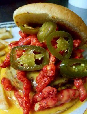 Cheetos Cheeseburger.