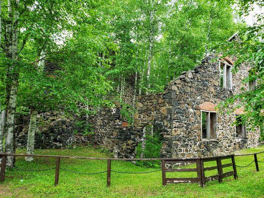 Remnants of Hoist House at Delaware Mine