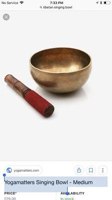 Tibetan singing bowl- healing vibrational