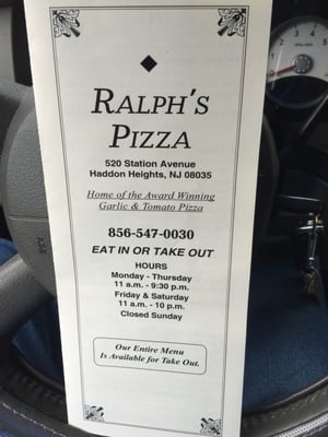 Ralph's next time maybe I'll try the pizza instead.