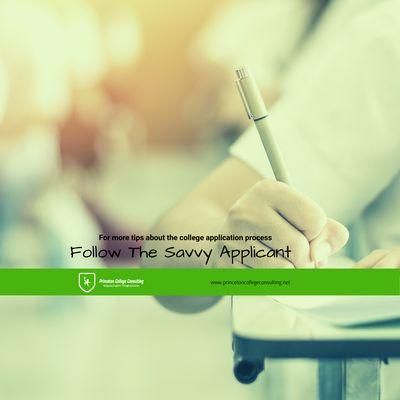 The Savvy Applicant Blog for college admissions guidance