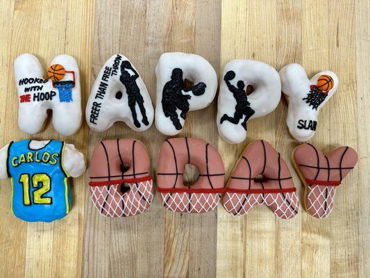 "Basket Ball" theme Donut