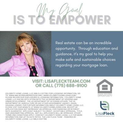 (775) 688-9100 Office
 Lisa@LisaFleckTeam.com