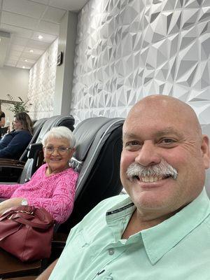 Taking mom for a pedi on her birthday  !!!  Great time and wonderful job by staff at TA Nails and Spa!