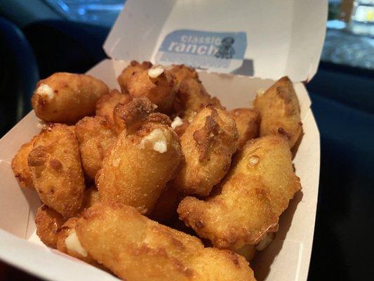 large cheese curds (almost $12)