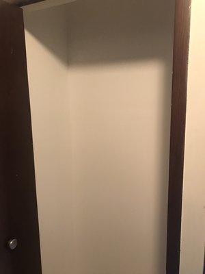 Freshly Painted Closet