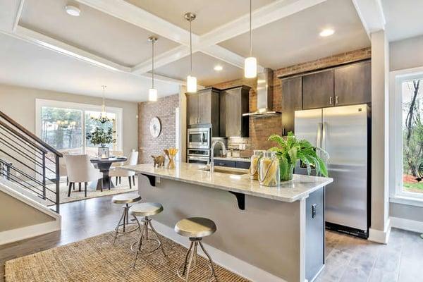 Townhome Kitchen. Charlottesville, Va.