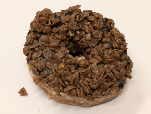 @endoedibles on Instagram 07/31/24
 
 Chocolate Cocoa Pebbles Doughnut