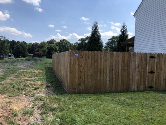 Front yard privacy fence