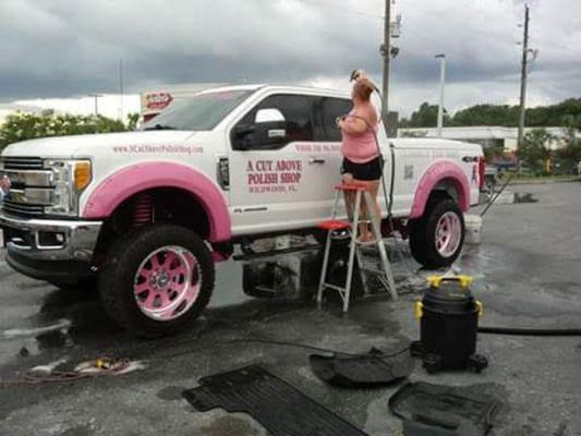 One of the business trucks that I've been cleaning for 6 years loyal great customers