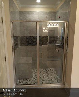 Beautiful tile shower Complete renovation demo to finish