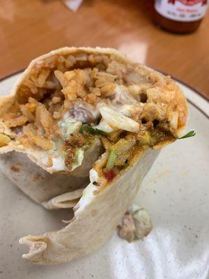 Al pastor burrito